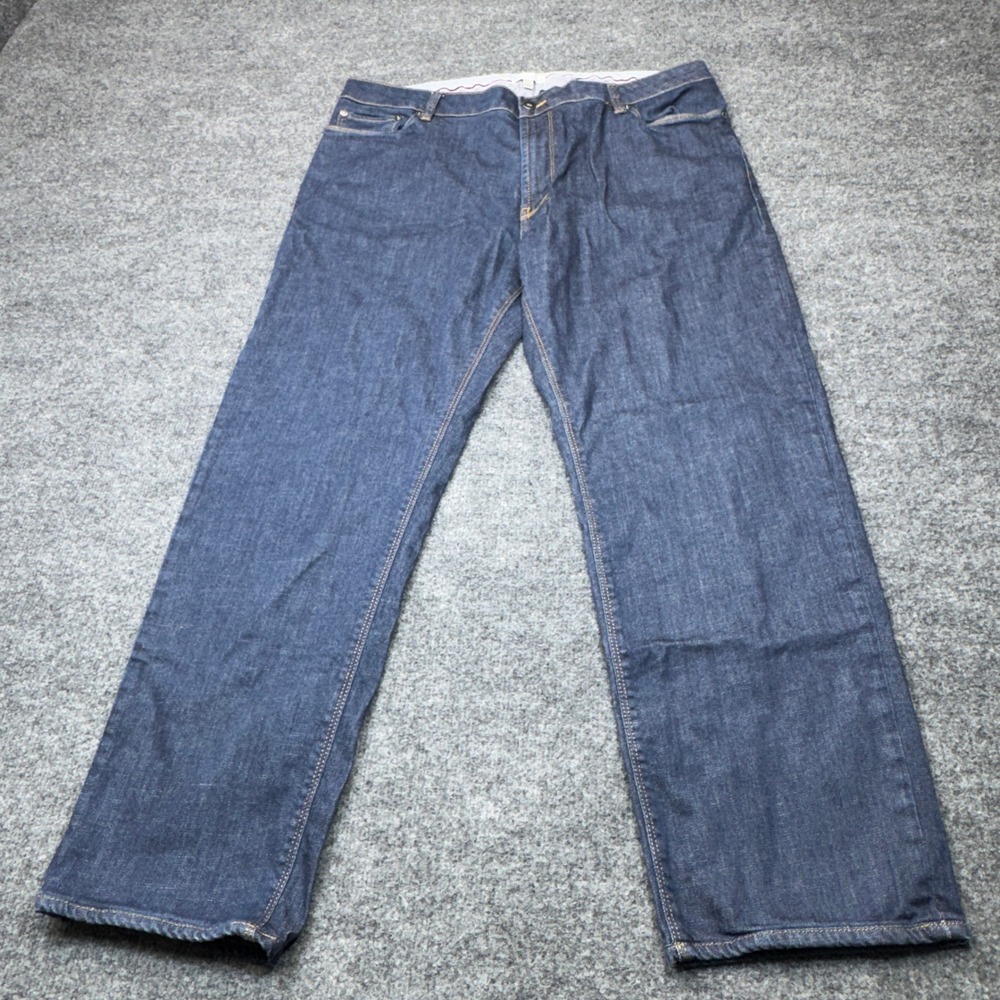 Peter Millar Jeans Mens 40 Blue Straight Leg Stretch Denim Classic Quiet Luxury